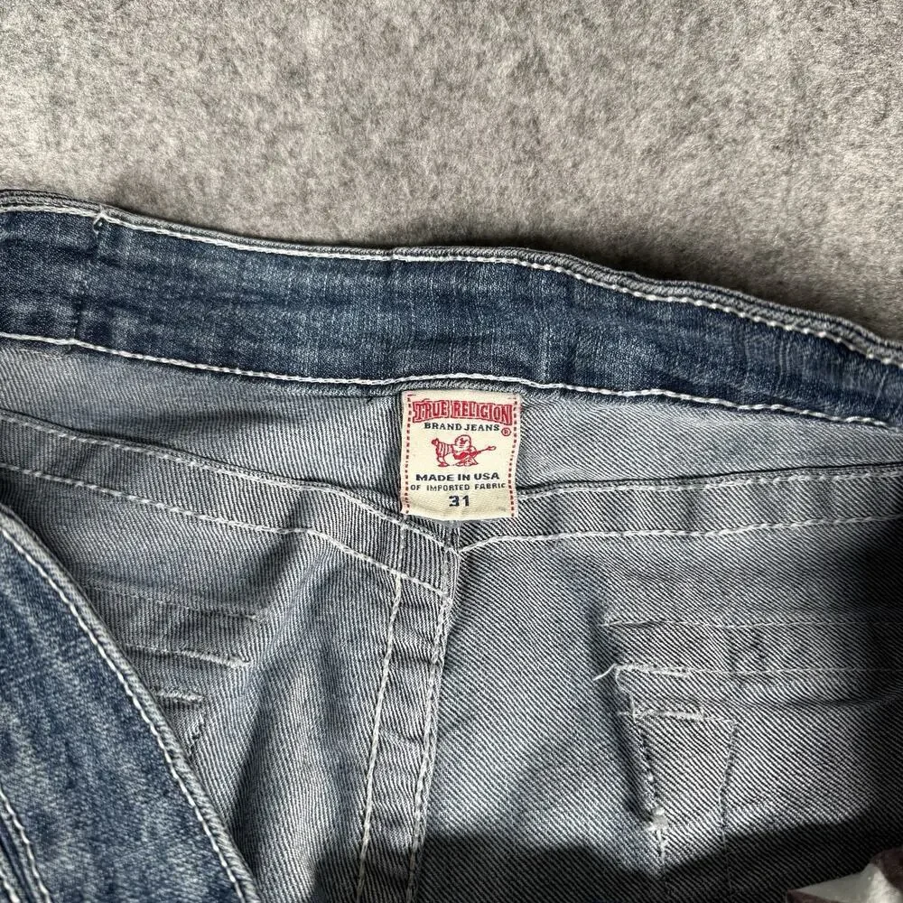 True Religion Joey Super T Jeans Men's Size 31 Blue Denim